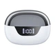 Бездротові навушники Choetech BH-T60 White TWS, Bluetooth 5.3, ANC+ENC, LED-дисплей - зображення 3