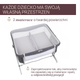 Дитяче ліжечко для близнят Chicco Next2Me Twins Magnet Gray (8058664173280) - зображення 8