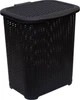 Корзина для белья Tuffex Ротанг 7019 45 л Черная (ТВ000026885) - изображение 2