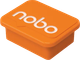 Zestaw magnesów do białej tablicy Nobo pomarańczowy 18 x 22 mm 4 szt (ZES5028252526135) - obraz 2