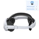 Ремінець з регульованим кріпленням для голови Head Strap DOBE для VR окулярів віртуальної реальності Meta Oculus Quest 3 / 3S | Skin Friendly матеріали: м'яка накладка на голову із задньою частиною - зображення 1