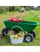Садовий візок 3в1 з функцією самоскиду Тачка вантажна Real Garden 75 л до 300 кг - зображення 2