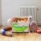 Ящик для іграшок (комод) 3Sprouts 38x61x37см з аплікацією крокодил (ITCCRO) - зображення 3