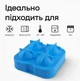 Силіконова форма для льоду куля з кришкою Olin & Olin 4 сфери діаметром 4,5 см Блакитний (8828-XL-4-SkyBlue) - зображення 3