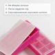 Силиконовая форма для льда большой куб с крышкой Olin & Olin 8 кубиков по 5 х 5 см Малиновый (0581-XL-8-Crimson) - изображение 4