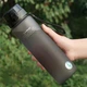 Спортивная бутылка для воды большая 1050 мл (1л) с откидной крышкой CASNO черная (LB-127835) - изображение 10