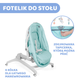 Дитяче ліжечко багатофункціональне Chicco Baby Hug Pro 4 в 1 Aquarelle М'ятa (8058664092178) - зображення 7