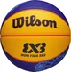 Баскетбольный мяч Wilson FIBA 3X3 MINI BSKT PARIS 2024 сине-черный Размер 3 WZ3015101XB3 - изображение 1