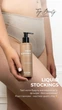 Крем-тон для ніг Рідкі панчохи Top Beauty Matte Bronzer Liquid Stockings рідкі колготки 200 мл - зображення 6