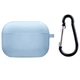 Силиконовый футляр с микрофиброй для наушников Airpods 3 Голубой / Lilac Blue - изображение 1