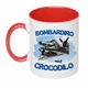Чашка с печатью "BOMBARDIRO CROCODILO" (цвет красный) (27171) - изображение 1