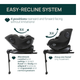 Fotelik samochodowy dla dzieci Chicco Seat105 i-Size 40-105 cm Szary (8058664181742) - obraz 12