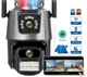 Камера відеоспостереження P11 9533 Wi-Fi 6 mp, на 2 лінзи, чорна - зображення 3