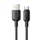 Кабель Baseus Silky Series Fast Charging Type-C 100W 1m чорний CATYS-01 - изображение 4
