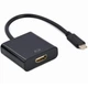 Адаптер Cablexpert USB Type-C - HDMI (M/F) Black (A-CM-HDMIF-03) - изображение 1