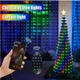 Смарт гірлянда штора 2*2 м 400 LED RGB, керування телефоном чи пультом - зображення 6