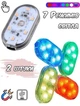 Світильник акумуляторний RGB 2 штуки для салону авто, Світло в салон автомобіля із сенсорним датчиком - зображення 9