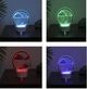Настольная LED лампа 3D Зыбучий песок / Ночник песочные часы USB светильник - изображение 9