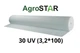 Агроволокно белое 30 г/м2 AgroStar 3,2м*100м для укрытия растений защита от бурьянов и солнца заморозков птиц для огорода грядок мульчирование спанбонд - изображение 1