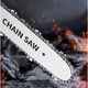 Ланцюгова акумуляторна пилка з автоматичним змозким ланцюгом в кейсі Electric Saw Blue з безщітковим двигуном 12 дюймів 2 акумулятори 48В (457467) - зображення 2