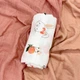 Набор органических пеленок Lovely Svi 3 шт – мягкие, дышащие, размер ХL-110 x 115 см Зайчики - изображение 2