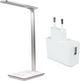 Lampka biurkowa Huslog z ładowarką indukcyjną OW-390202 White (5902983625575) - obraz 2