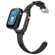 Детские смарт часы Wonlex KT28 Black + брелок на шею для мальчика с GPS, прослушивание, мощная батарея 710 мАч - изображение 1