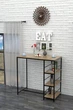 Барный стол с полками в стиле лофт EcoLoft DSP-1114Д Дуб Аппалачи - изображение 3