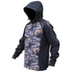 Куртка Viverra Softshell Infinity Hoody Black Camo Orange XL (РБ-2239060) - изображение 3