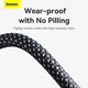 Кабель Type-C на USB Baseus Dynamic Series Fast Charging Data Cable (2m, 100W, 5A, 480 Mbps). Black - зображення 4