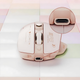 Бездротова миша INPHIC F8-II із підключенням USB 2.4G, акумулятором, 2400 DPI, milk tea - зображення 4