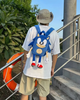 Рюкзак дитячий плюшевий їжачок Сонік із мультфільму Sonic для дівчинки для хлопчика м'яка іграшка 40x7x24 синій (SVS) - зображення 2
