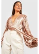 Боди boohoo 34 Золотой GZZ23282_зол_05 - изображение 3
