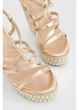 Босоножки boohoo 40 Золотой HZZ01934_золото_06 - изображение 4
