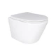 Унитаз подвесной Qtap Swan безободковый Ultra Quiet с сиденьем Soft-close QT16335179W - изображение 1