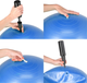 Piłka do ćwiczeń HMS Slam Ball 55 cm rehabilitacyjna YB01 Blue (5907695554717) - obraz 3