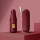 Мини-зонт Lesko 190T Burgundy карманный с чехлом капсулой - изображение 7
