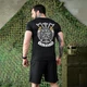 Тактичний комплект Valhalla Футболка + Шорти чорний розмір 3XL - зображення 3