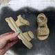 Босоножки детские для девочки Jong Golf кофейные на объемной подошве 30р (19,2 см) 5428 - изображение 7