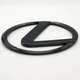 Емблема логотип Lexus (ABS, чорний, глянець) 101*73 мм - зображення 3