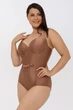Купальник слитный с уплотнённой чашкой Marc & Andre 52F/3XL Коричневый (114810) - изображение 2