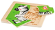 Zestaw drewnianych puzzli Viga na podkładce Zebra 51317 (6934510513177) - obraz 4