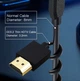 Кабель HDMI Slim, 2K 144Hz (4K 60Hz) Тонкий (3.2mm), 3m (300cm) Black - изображение 4