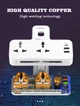 Сетевой Переходник с Ночником LDNIO SC2311 2 port/1PD/1 QC 3.0/1 USB/ 2 PSocket/ Led lamp Белый - изображение 5