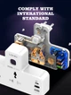 Сетевой Переходник с Ночником LDNIO SC2311 2 port/1PD/1 QC 3.0/1 USB/ 2 PSocket/ Led lamp Белый - изображение 7