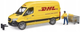 Zestaw Bruder Mercedes-Benz Sprinter DHL z figurką 2671 (4001702026714) - obraz 1
