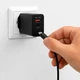 Блок живлення 35W USB-C + USB-A з кабелем — зарядний адаптер для телефону (VS7007178-35K) - изображение 3