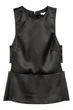 Блуза H&M чорний CFZHL024 38 - зображення 1