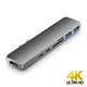 Адаптер перехідник HUB 7 до 1 MacBook Pro Type C USB 3.0 - зображення 3