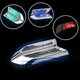 Автомобільні LED-накладки із сонячними батареями BeiveGlow, 2 штуки - зображення 4